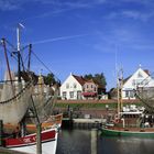 GREETSIEL der Fisch Kutter Hafen ist eine Sehenswürdigkeit 