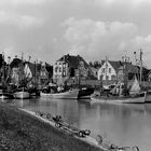 Greetsiel, Hafenansicht...... im Jahre 1976..........