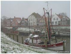 Greetsiel im Schneesturm