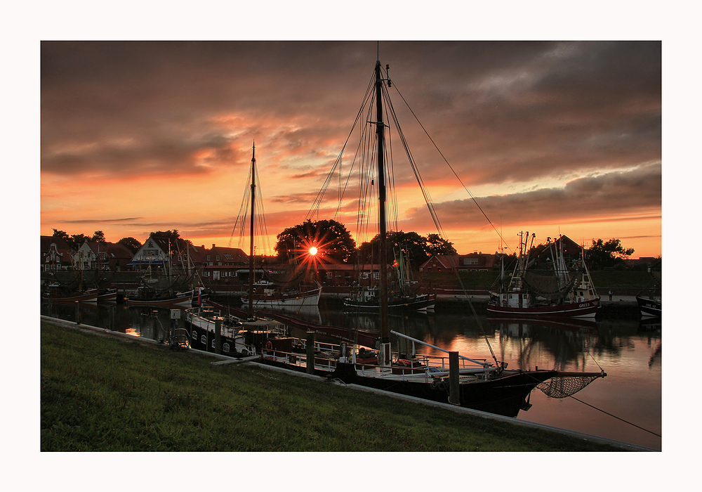 Greetsiel, Sonnenuntergang.