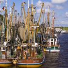 Greetsieler Krabbenkutter im romantischen Hafen