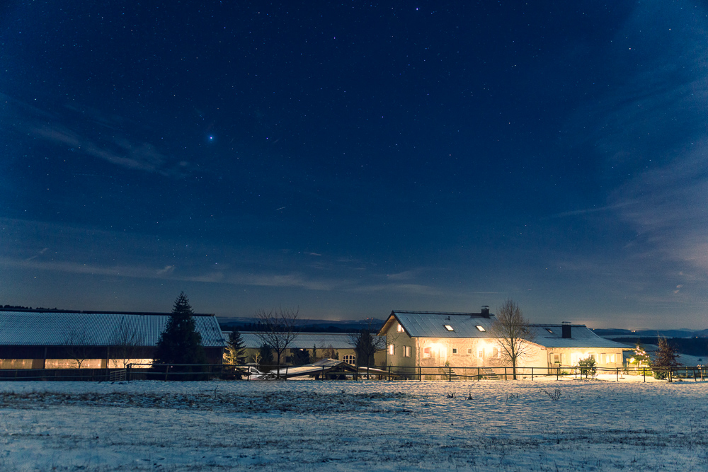 Grefensteinerhof bei Nacht