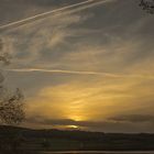 Greifensee Sonnenuntergang Gold