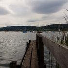 Greifensee/Schweiz, Bootssteg