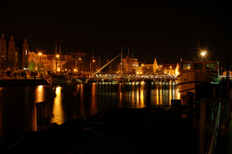 Greifswald bei Nacht