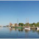 Greifswald, Panorama Hafen, Vorpommern, Germany, Sommer 2008