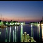 Greifswald Wieck, Hafen, Blaue Stunde