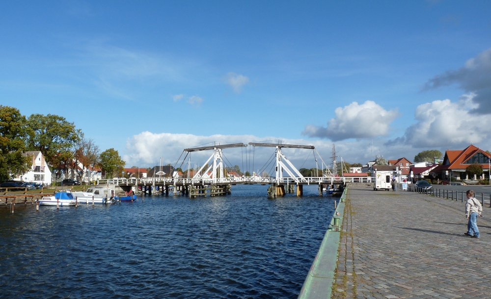 Greifswald-Zugbrücke in Wieck