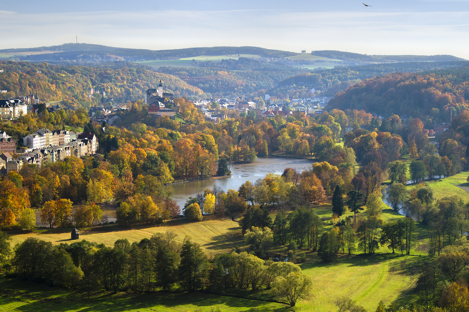 Greiz im Goldenen Herbst