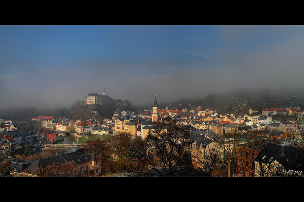 Greiz im Nebel