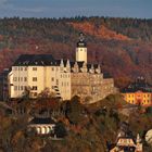 Greiz - Oberes Schloss im Herbst