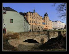 Greiz - Unteres Schloss und Gymnasium