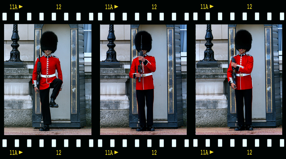 Grenadier Guards am Buckingham Palast