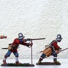 Grenadiers, arquebusier & pikeman