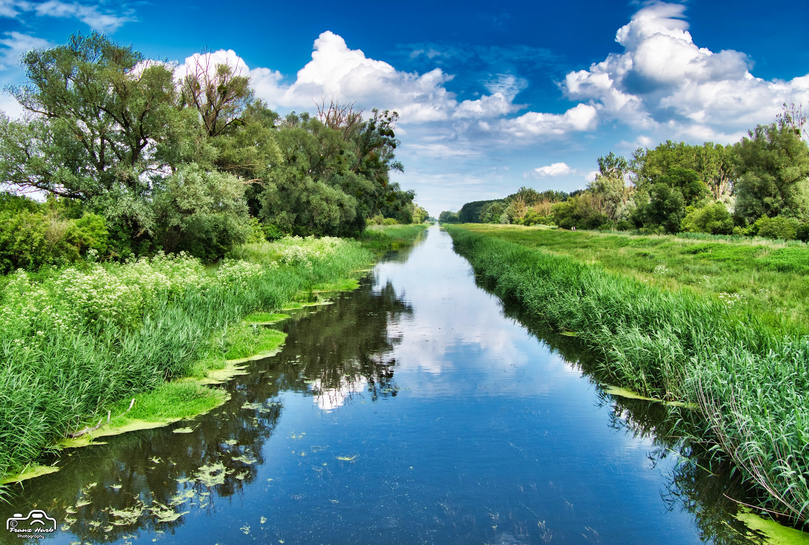 Grenz -bzw. Einserkanal Andau (Österr. - Ungarn)