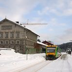 Grenzbahnhof Bayerisch Eisenstein - deutsche Seite