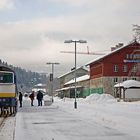 Grenzbahnhof Bayerisch Eisenstein - Tschechische Seite