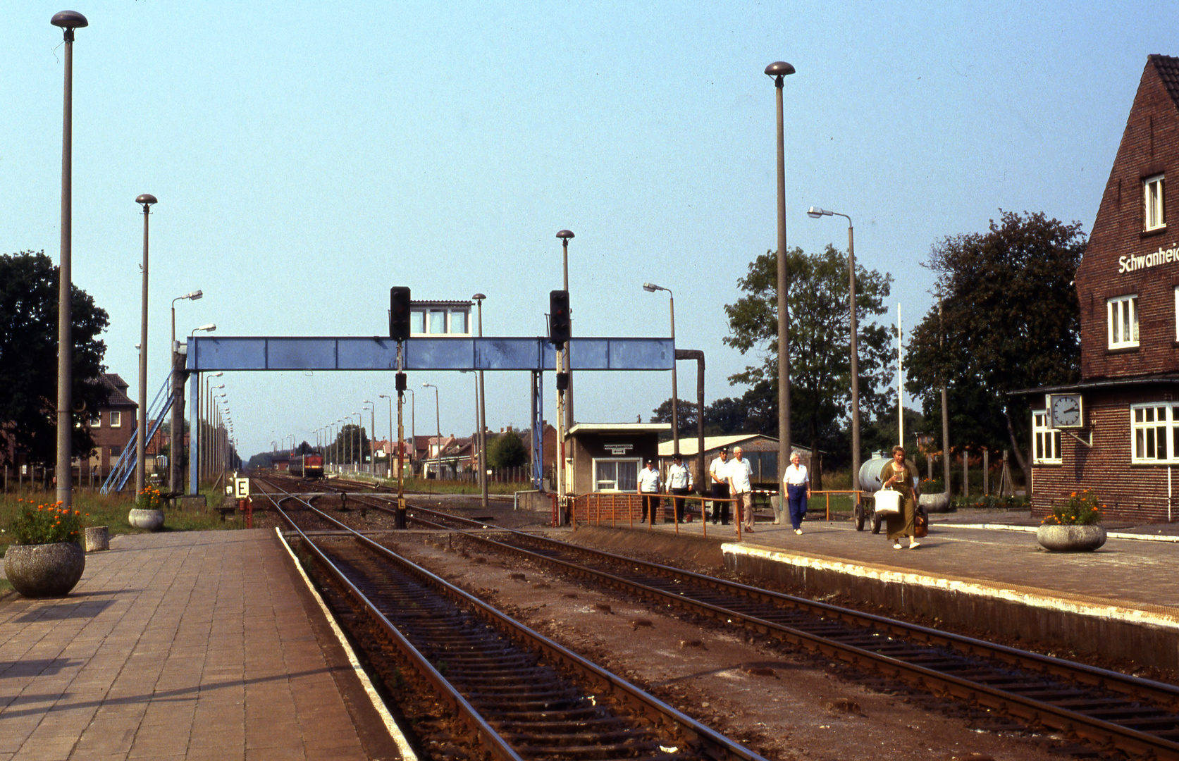 Grenzbahnhof Schwanheide am 29 August 1990