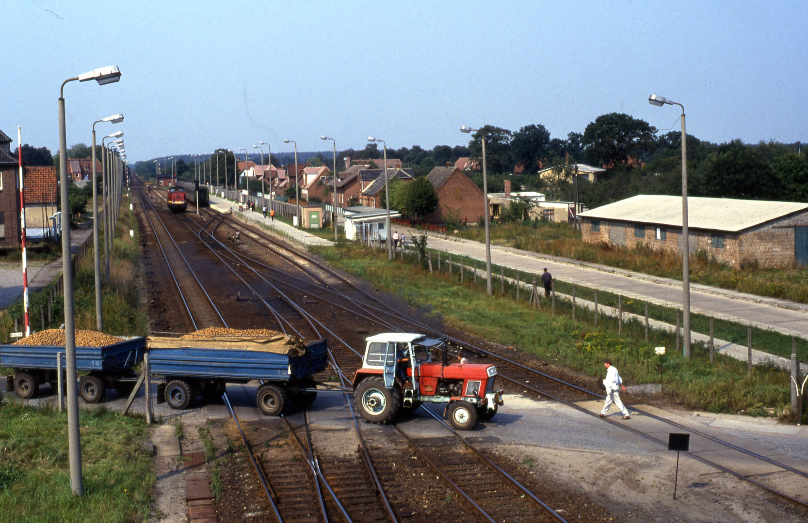 Grenzbahnhof Schwanheide am 29 August 1990