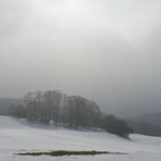 Grenze von Sonne zum Nebel