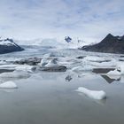 Grenzenlose Stille in der Gletscherlagune Fjallsárlón