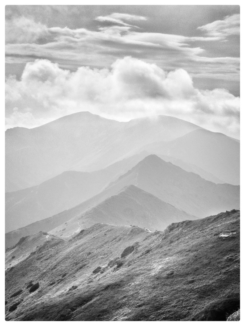 Grenzkamm in der Hohen Tatra