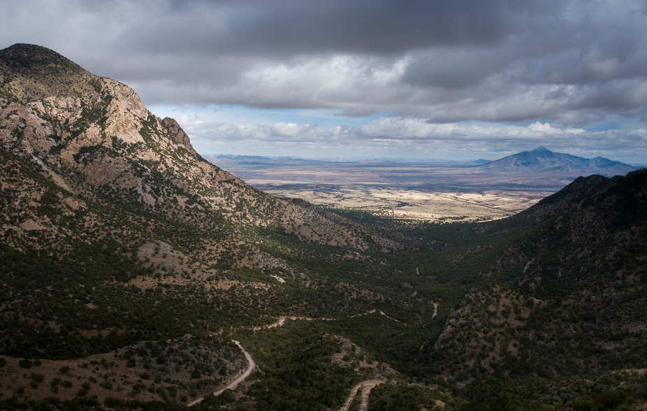 Grenzverlauf zwischen Arizona und Mexico