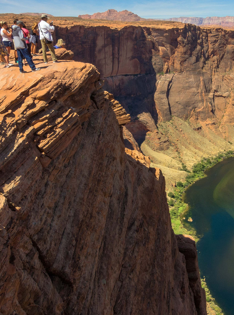 Grenzwertiges am Horseshoe-Bend