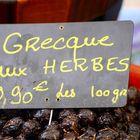 Greques aux herbes