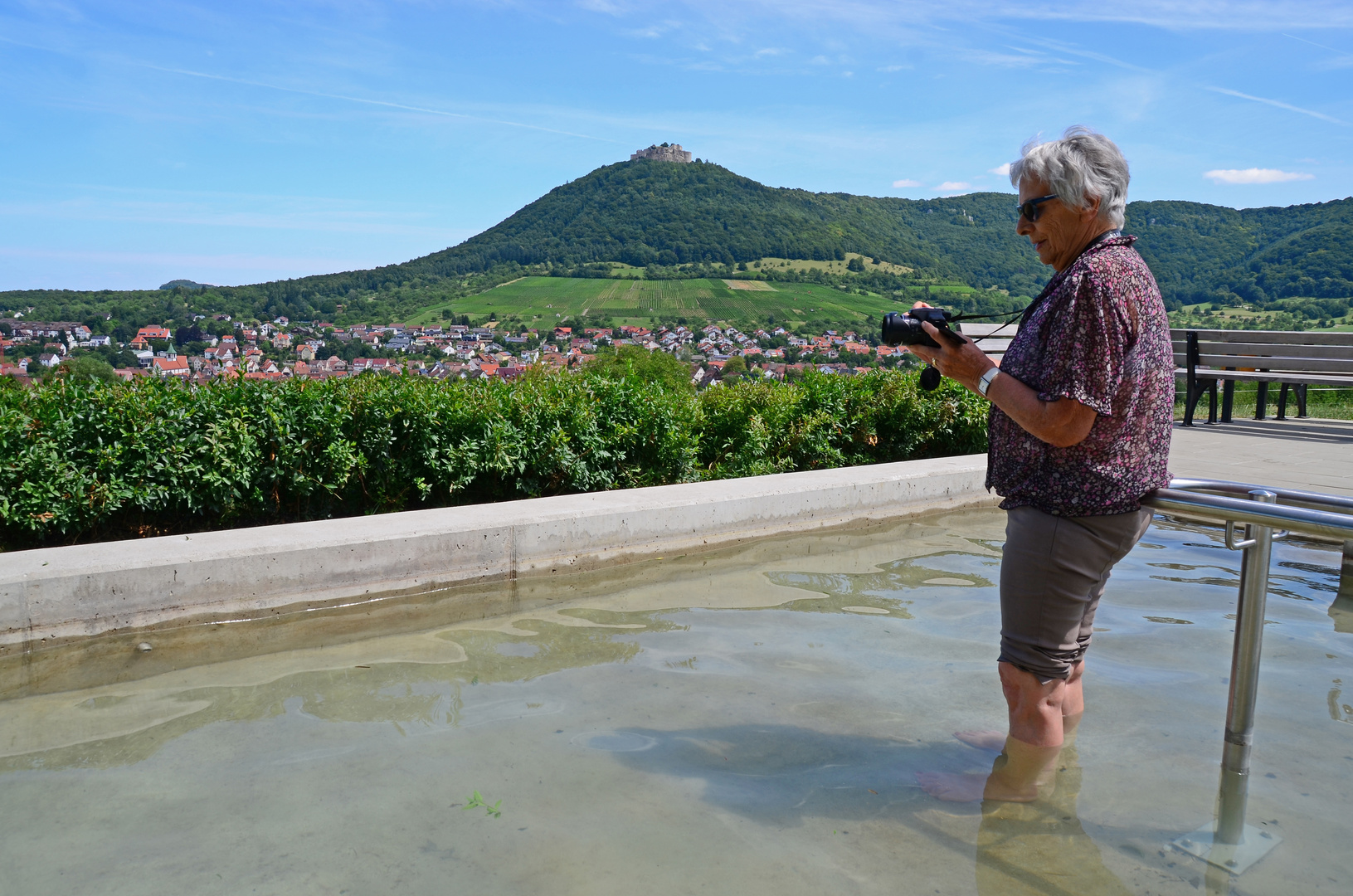 Gretel, in jeder Situation den Fotoapparat griffbereit