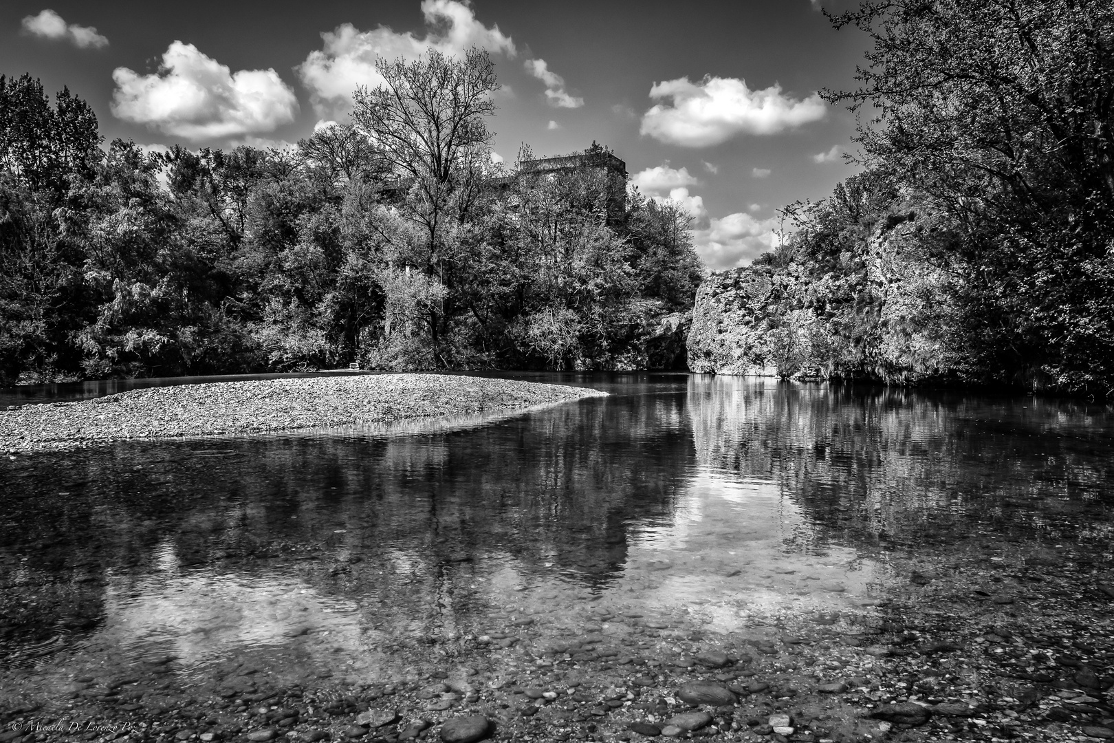 Greto del fiume Natisone, Premariacco, Italia