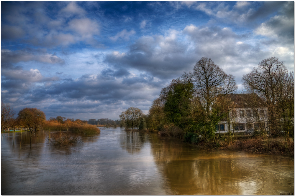 Grevener Emshochwasser Januar 11