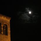 Grichischer Kirchturm bei Nacht