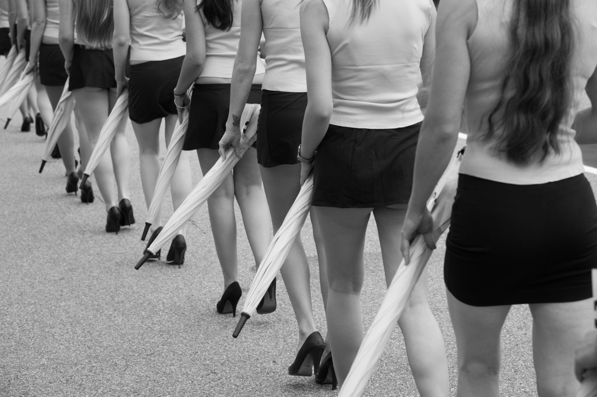 Grid Girls am Sachsenring