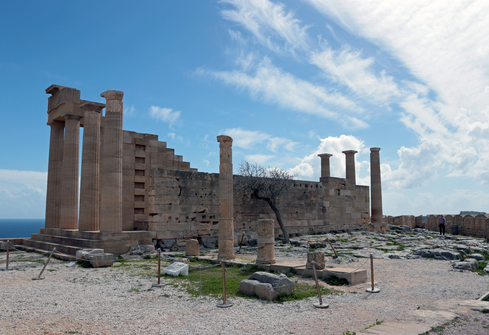 Griechenland, Rhodos, Lindos, Akropolis 