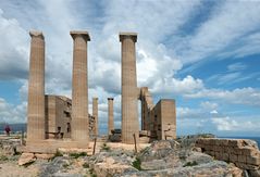 Griechenland, Rhodos, Lindos, Akropolis 