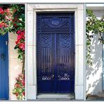 griechische Farben: Blau und Weiß