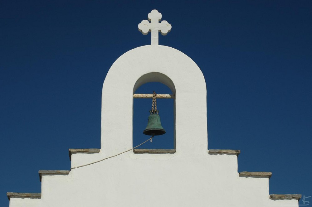 Griechische Farben - kleine Kapelle auf Paros