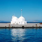 Griechische Inseln, Aegina, Orthodoxe Kirche am Hafen