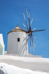 Griechische Mühle in Io (Ia) Santorin