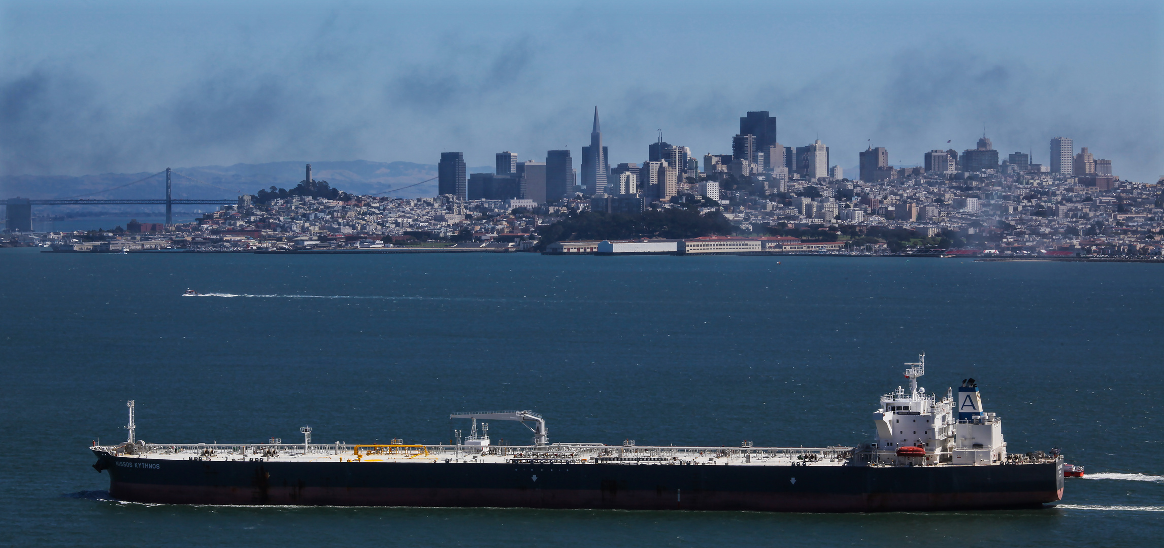 Griechischer Tanker vor San Francisco