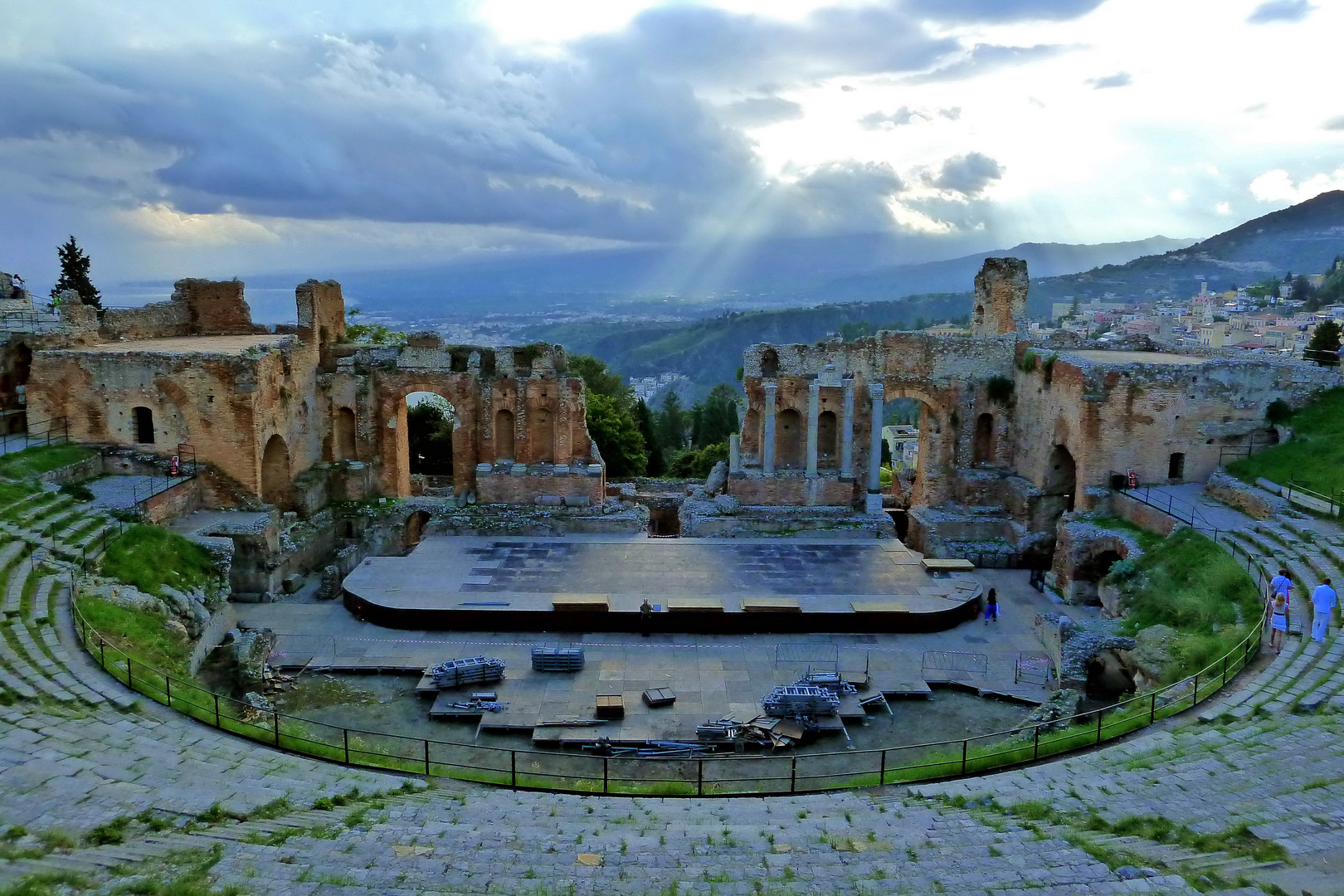 Griechisches Theater in Taormina, Sizilien