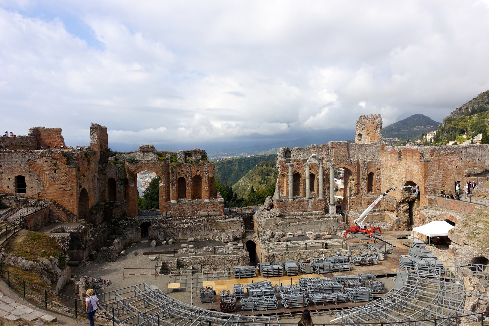 Griechisches Theater in Taormina/Sizilien