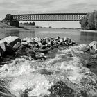 Griethausen Eisenbahnbrücke s/w