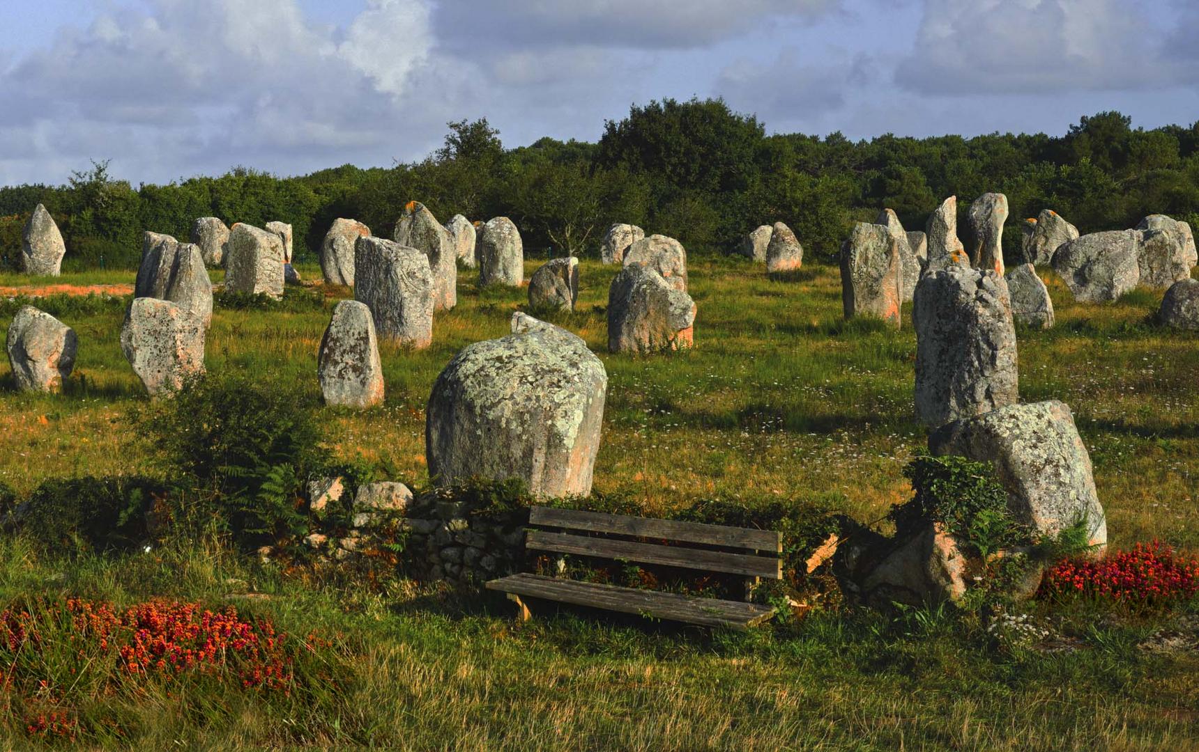 Griff ins Archiv: Die Steinfelder von Carnac in der Bretagne