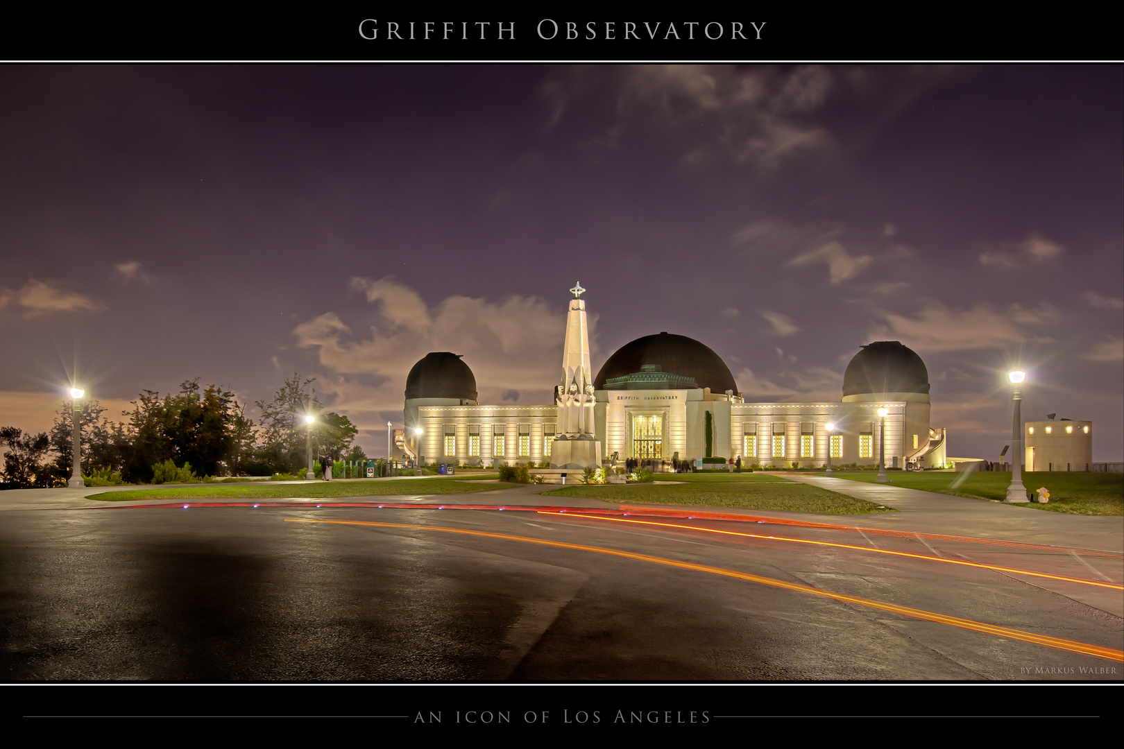 Griffith Observatory in LA bei Nacht