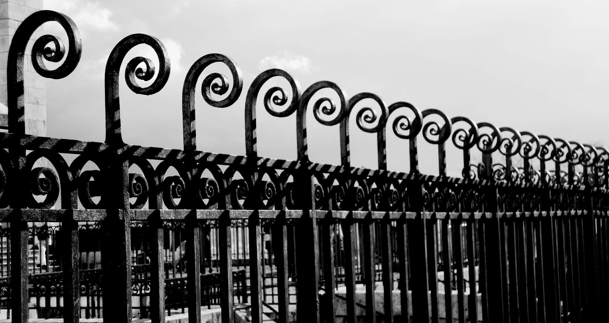 Grille du Sacré Coeur à Montmartre