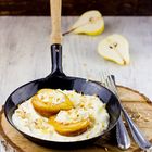 Grilled pears with mascarpone cream