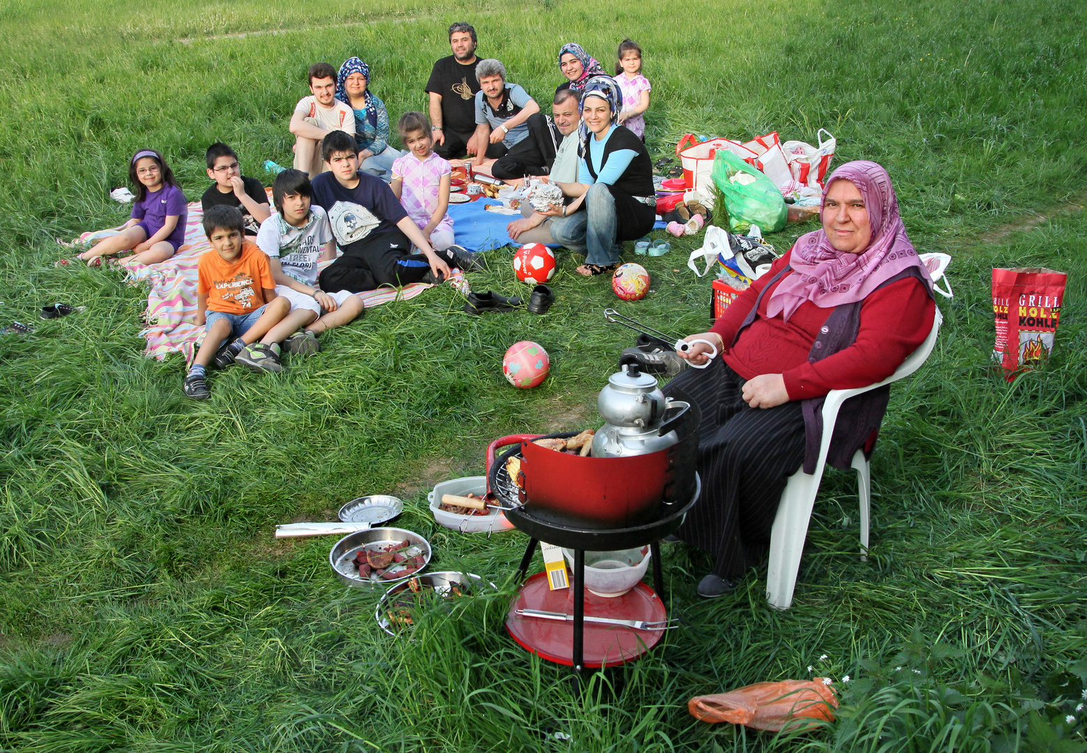 Grillen am Hagener Lenneufer