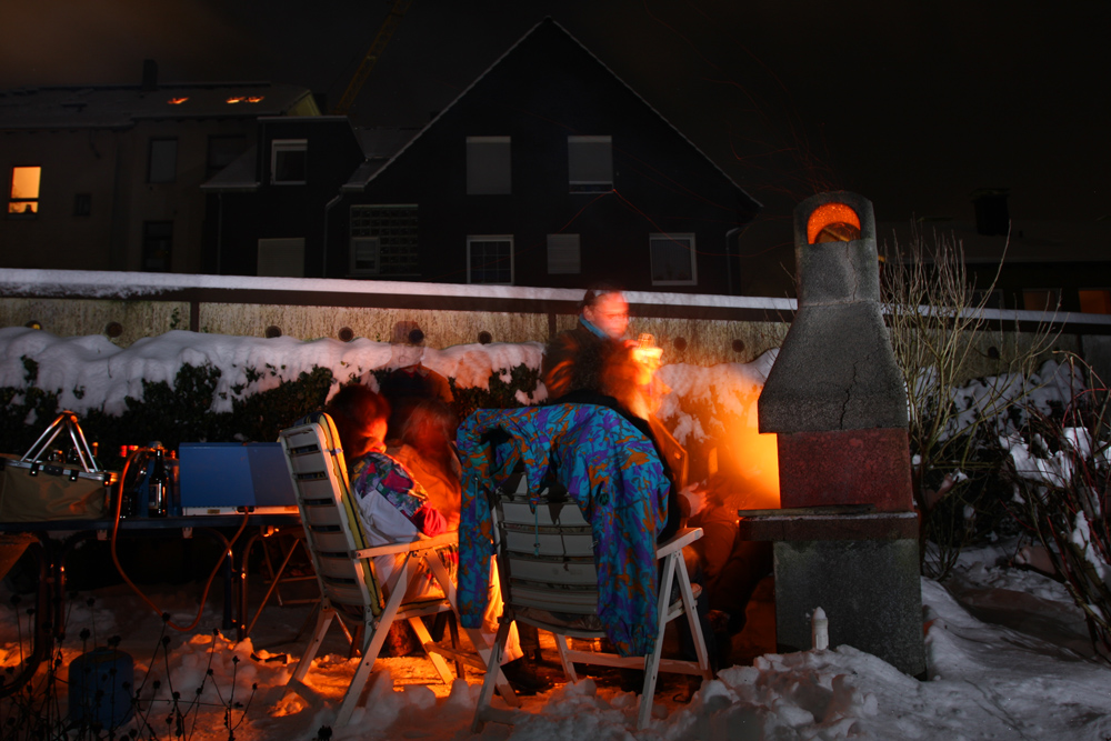 Grillen bei -8°C